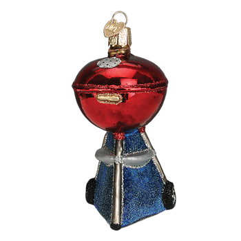 OLD WORLD CHRISTMAS BARBECUE GRILL GLASS CHRISTMAS ORNAMENT 32113 