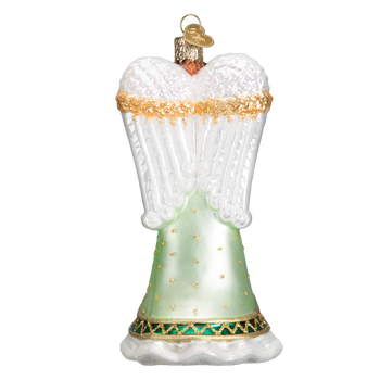  Irish Angel Glass Ornament back