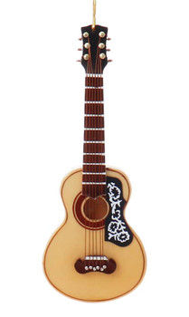 Mini Spanish Guitar Ornament - Wood
