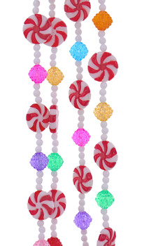 Mint and Berry Beads Candy Garland CloseUP