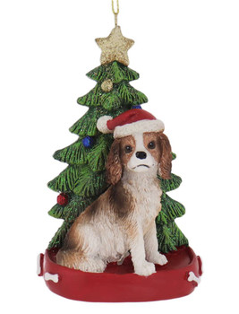 Choice of Cavalier King Charles Glass Ornament by Old World Christmas