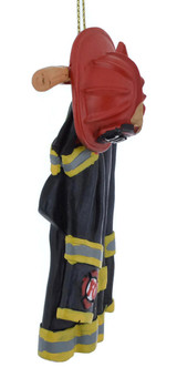 Firefighter Uniform and Axe Ornament right side