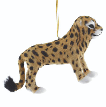 Furry Safari Animal - Leopard Ornament