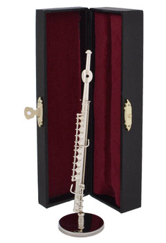 Mini Flute 3 pc Gift Set - Decor with Display Stand, Case