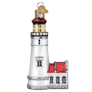 Eldred Rock Lighthouse Old World Christmas Glass Ornament, 4