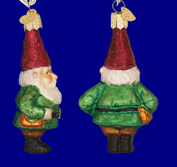 Mythic Gnome Old World Christmas Glass Ornament 24133 inset