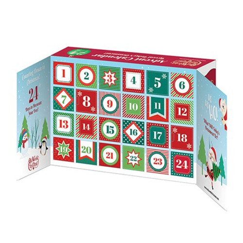 OWC Advent Calendar with 24 Ornaments open box