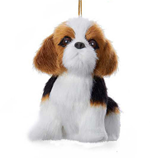 Plush Beagle Puppy Ornament