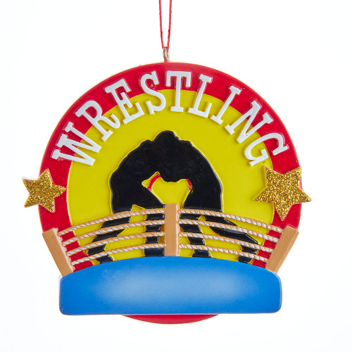 Personalizable Wresting Ornament