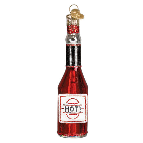 Hot Sauce Glass Ornament