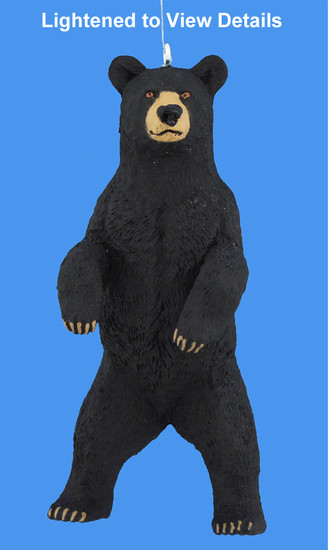 Break Resistant Black Bear Ornament