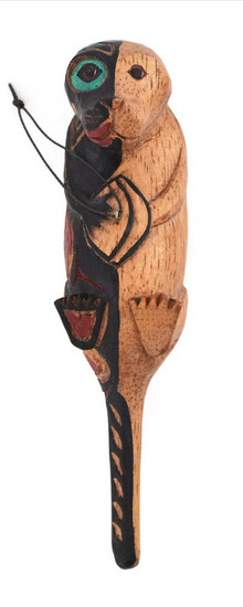 Totemic Art Otter Wood Ornament