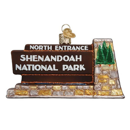 Shenandoah National Park Glass Ornament