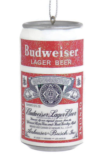 Small Budweiser Beer Can Ornament