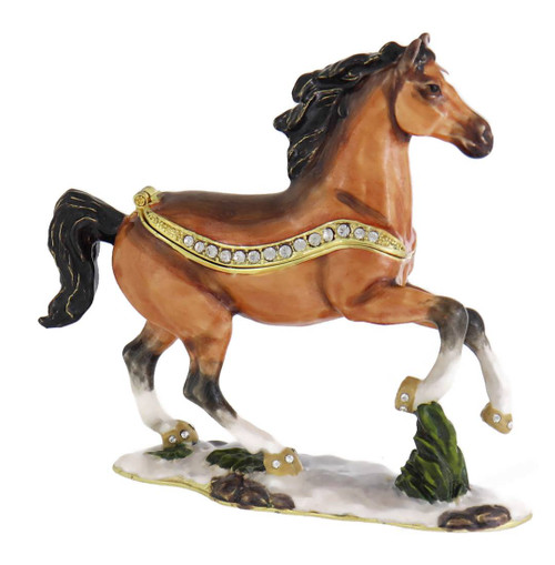 Stallion Horse Jewelry-Trinket Box