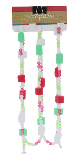 Gummy Candy and Beads Tree Garland