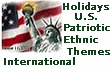 Holidays, US, International Theme Icon