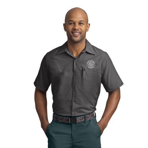 Red Kap M Short Sleeve Industrial Work Shirt