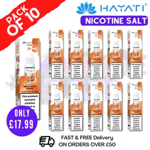 Rocky Candy Orange Hayati Pro Max Nic Salt Box Of 10
