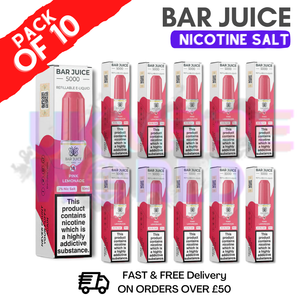 Pink Lemonade Bar Juice 5000 Nic Salt | Box of 10 | ONLY £13.99