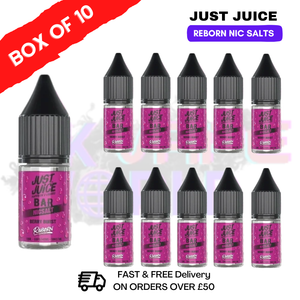 Berry Burst Just Juice Reborn Nic Salt Box Of 10 - £17.99