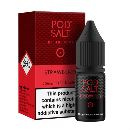 Pod Salt Strawberry Nic Salt ONLY £3.29 | UK Vape World