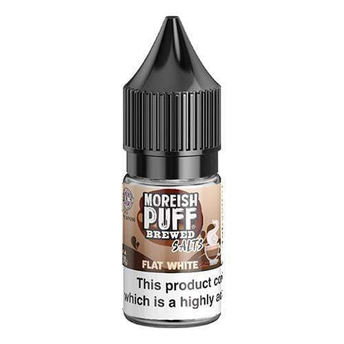 Moreish Puff Brewed Flat White Nic Salt ONLY £3.29 | UK Vape World