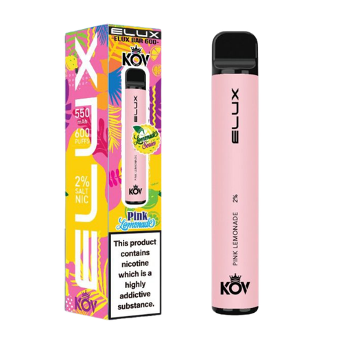 Elux Pink Lemonade flavour is a summer-themed blend. The soft and sweet taste of pink fruits is sharpened by the taste of fizzy lemonade