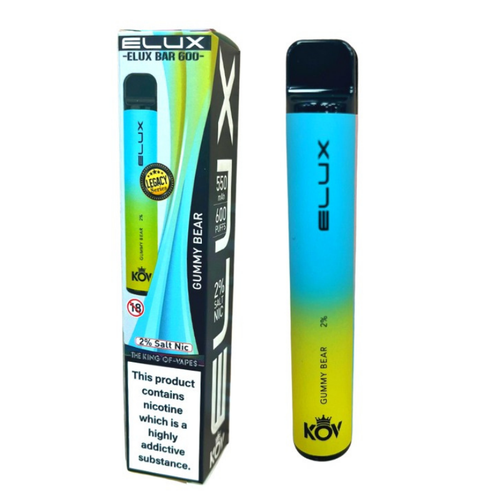 Gummy Bear By Elux Bar Disposable Vape - The Legacy Range