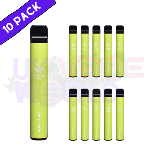 Elf Bar 600puff - Apple Peach Flavour Box of 10