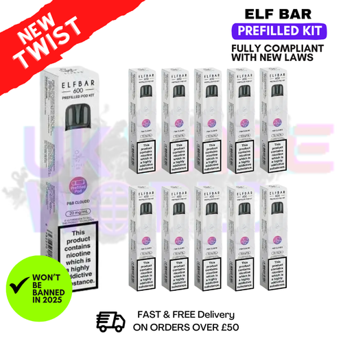 Elf Bar P&B Cloud Flavour Box of 10