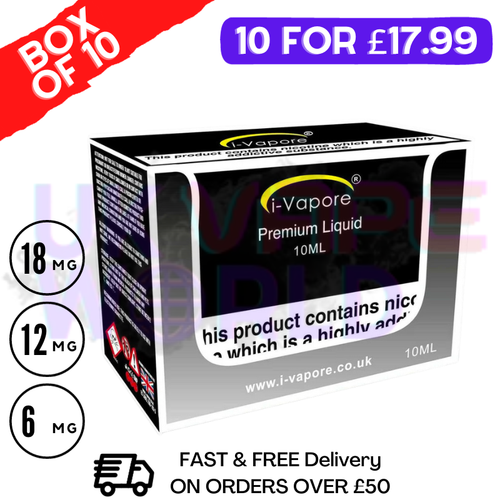Berry (Berry Mix) iVapore E-Liquid 100ML Multi-Pack (10X10ML) - UK Vape World