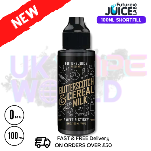 Shop Butterscotch & Cereal Milk Future juice e liquid - UK Vape World