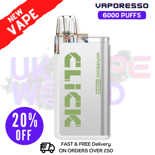 Triple Melon Vaporesso 6K Coss Click Disposable Kit - ONLY £8.99