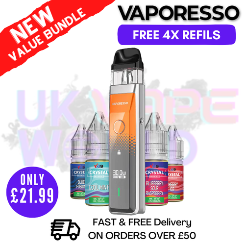 Shop Orange Vaporesso Xros Pro Pod Kit | FREE 4X REFILS | £21.99 - UK Vape World
