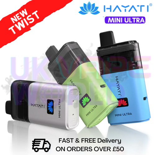 Hayati Mini Ultra 1500+ Puff Twist Prefilled Pod Kit