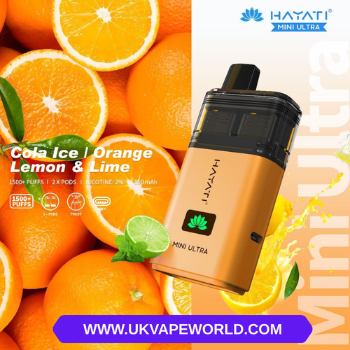 Shop Cola ICE Hayati Mini Ultra 1500 Puff Twist Bar - UK Vape World