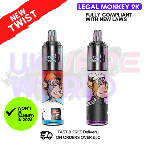 Shop Legal Monkey 9000 9K Puff Twist Kit | £8.99 