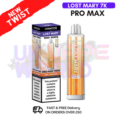 Pink Lemonade Lost Mary 7K 7000 Puff Pro Max Bar