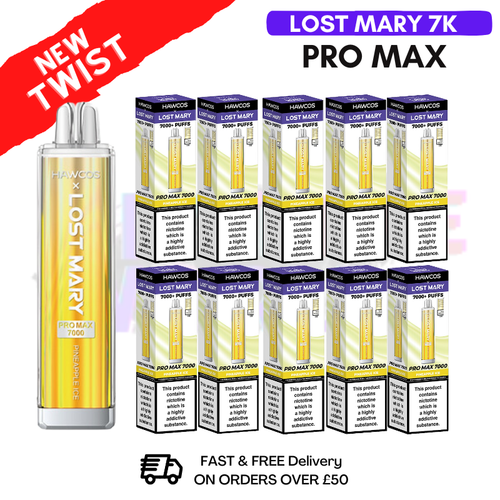 Shop Pineapple ICE Lost Mary Pro Max 7K Box Of 10 - UK Vape World