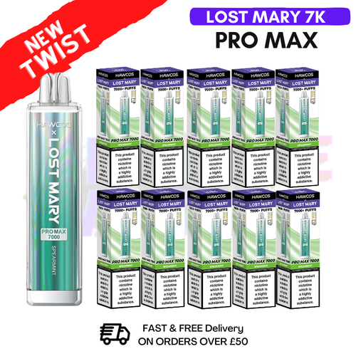 SpearMint Lost Mary Pro Max 7K Box Of 10