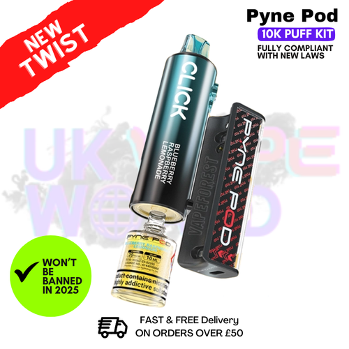 Shop Blueberry Raspberry Lemonade Pyne Pod 10K Puff Vape Kit - UK Vape World