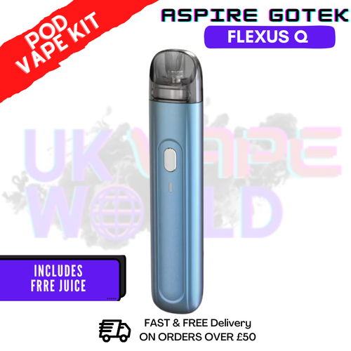Sierra Blue Flexus Q Pod Kit + Free 2x Salt