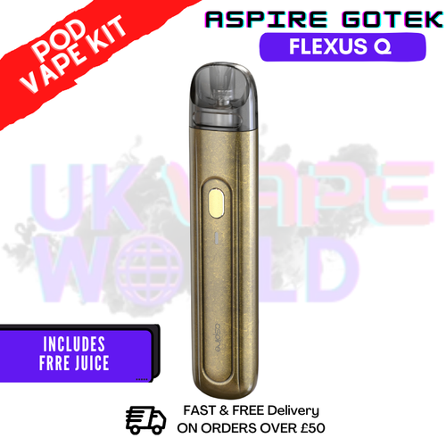 Retro Brass Flexus Q Pod Kit + Free 2x Salt