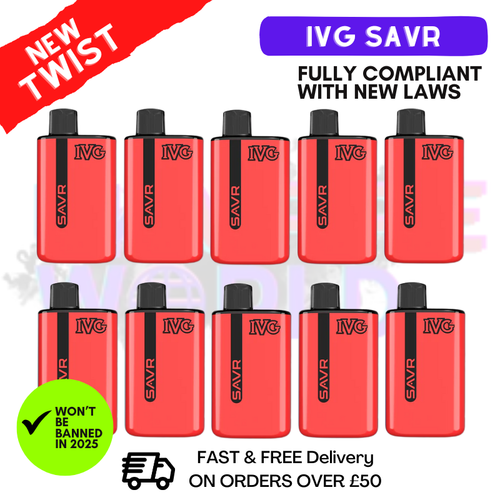 Strawberry ICE IVG Savr 3K Puff Box Of 10