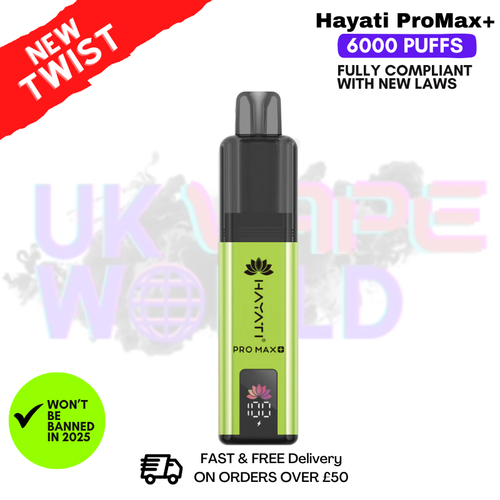 Shop Fresh Mint Hayati Pro Max Plus 6000Puff Kit - UK Vape World