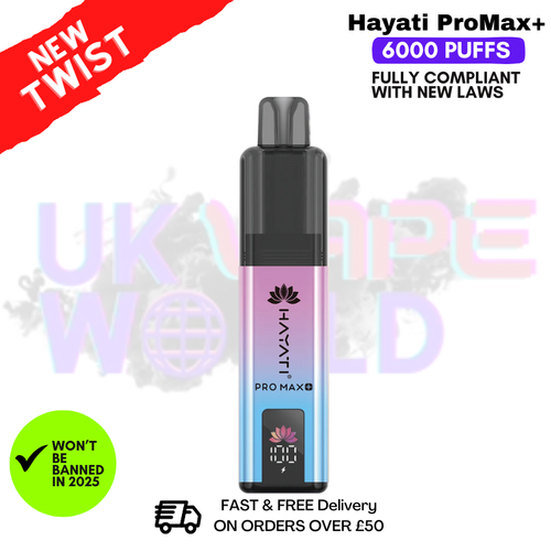 Shop Strawberry Raspberry Blueberry Hayati Pro Max Plus 6000Puff Kit - UK Vape World