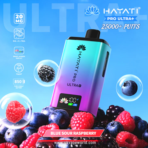 Blue Sour Rasp Hayati 25K Pro Ultra Plus Kit