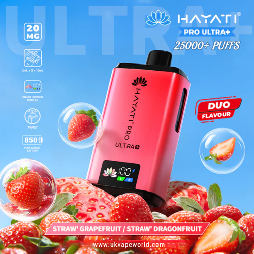 Straw Grapefruit Hayati 25K Pro Ultra Plus Kit