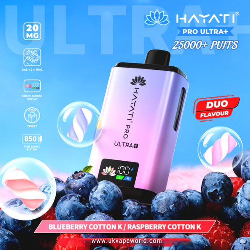 Blueberry Cotton K Hayati 25K Pro Ultra Plus Kit